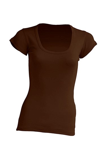 T-SHIRT CRETA ( JHK T-SHIRT ) chocolate